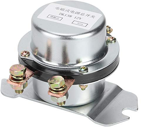 Qiilu 12V 300A DK238 Schaltrelais, Auto-Gesamtleistungsschalterrelais Baggerrelais für Baumaschinenfahrzeuge