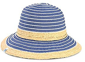 MADSea Damen Beach Hat Sommerhut Sonnenhut Stroh Hut Partyhut Strandhut, Farbe:dunkelblau
