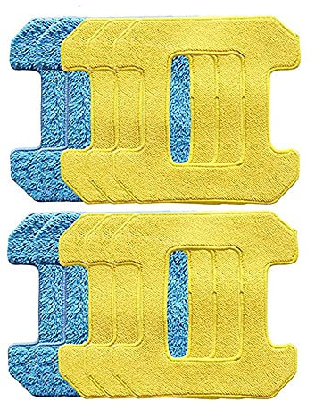 Pmandgk 10 StüCk Reiben Kissen für Hobot 298 Fenster Reinigung Roboter ZubehöR Lappen Mikrofaser Material Nass Reinigung + Trocken