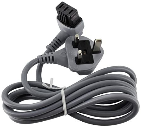 Paxanpax PLD1765 Compatible 3-Pin UK Mains Plug & Power Supply Cord Cable for Bosch, Neff, Siemens Multi-Model Fitting Dishwasher