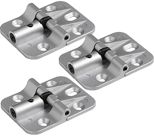 3 Stück Falttürscharnier 60 x 45 mm Öffnungswinkel 180° Klapptürbeschlag Falttürbeschlag Scharnier von SOTECH