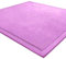 LEHOUR Verdickung Korallen Samt Teppich Kinder Krabbeldecke Weiche Tatami Teppiche Kinder rutschfeste Vergrößern Spielmatte (Violett, 80 * 120CM)