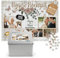 Foto-Puzzle selbst gestalten - Unsere Hochzeit - mit Namen, Datum und 6 Fotos personalisierbar, Hochzeitsgeschenke | personalisiertes Geschenk, 2000 Teile, inkl. Metalldose