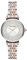 Emporio Armani Montre pour femmes, mouvement à deux aiguilles, boîtier en acier inoxydable 32MM 2T argent/rose avec bracelet en acier inoxydable, AR11537