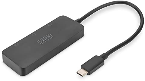 DIGITUS 3-Port MST Video Hub USB-C and 3x DisplayPort