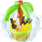 Funmo Enfriador De Bebidas Inflables De Palmera,Flotador Portavasos Inflable,Posavasos Piscina Hinchable,Soporte para Bebidas Inflable para Verano Piscina Fiesta Tematica