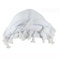 HIQIU Vintage Turban Durag Herren, Satin Gefüttert Stretch Kopf Halstuch, Twist Turban Durag Kopftuch Hut für Männer (Weiß)