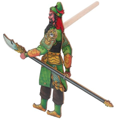 Toyvian Traditionelle Chinesische Schattenpuppen Spielfigur Dreigestirn Schattenkasperletheater Pädagogisches Spielzeug Für Junge Mädchen Kindergarten Familien Bühnenrequisite Kulturelles