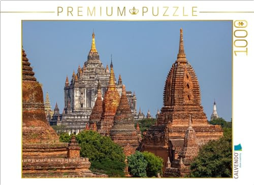 CALVENDO Puzzle Die Tempel von Bagan | 1000 Teile Lege-Größe 64 x 48 cm Foto-Puzzle für glückliche Stunden