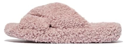 Fitflop Femme Iqushion D-Luxe Sandales croisées rembourrées, Rose, 39 EU