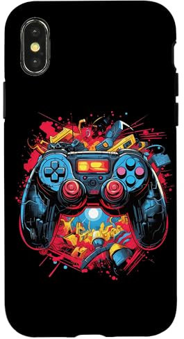 iPhone X/XS Gamer Aesthetic Graphic Gaming Video Games Boys Teens Kids Case
