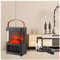 PoêLe à Gaz Effet Flamme Trois Secondes De Chauffage Rapide, Trois Niveaux De RéGlage, CheminéEs éLectriques, avec TéLéCommande, éCran Tactile CheminéE Portable Indoor & Outdoor
