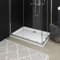 Receveur de Douche, Bac à Douche Receveur à Poser Receveur de douche rectangulaire ABS Blanc 70x100 cm