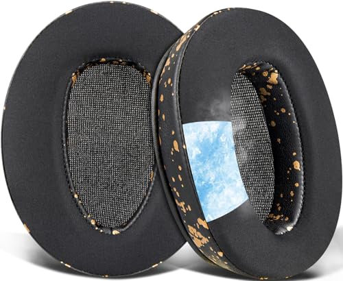 SOULWIT Almohadillas de Gel refrigerante para Sony WH-CH700N (WHCH700N) y MDR-ZX780 (ZX780DC)/MDR-ZX770 (ZX770BN ZX770BT), Almohadillas para Auriculares MDR-10R (10RNC 10RBT)
