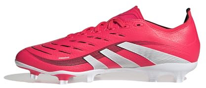 adidas Unisex League Firm Ground/Multi Ground Football Boots, Lucid Red/Cloud White/Core Black, 40 2/3 EU