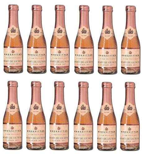 12x 0,2l - Brogsitter - Rosé de Saumon - Pinot Noir - Piccolo - Deutschland - Rosé-Sekt brut