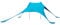 Strandzelt FIT2 mit UPF 50+ Stoff, schnell trocknend und wasserabweisend, einfacher Aufbau, inklusive Tasche, Blau
