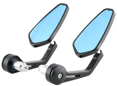 YZCSYBBF Motorrad Rückansicht Seitenspiegel Lenkerende Spiegel Lenker Bar End Für Husqvarna 401 Svartpilen 401 Vitpilen(A)