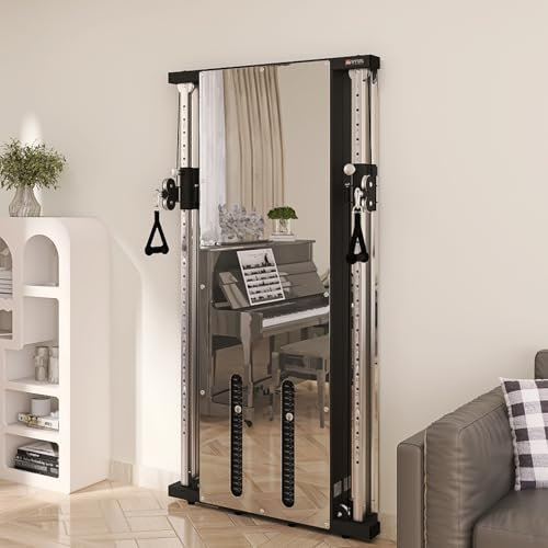 AsVIVA MG9 Kabelzugstation Multi - Kabelzug Wandmontage | Rückentrainer | Multifunktionsgerät Fitness | Kraftstation für Zuhause | 16,5 cm | Home Gym & Muskelaufbau | Fitnessgerät Ganzkörpertraining