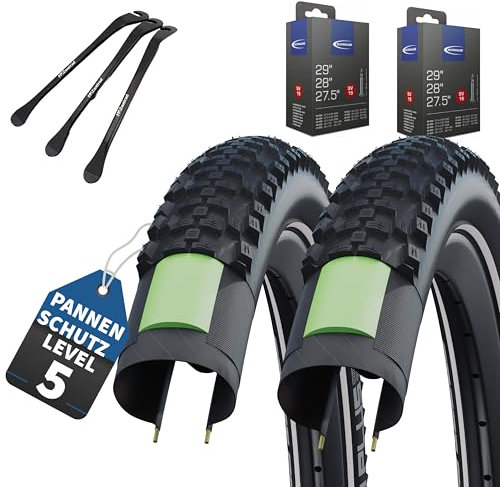 2X Schwalbe Reifen Smart Sam Plus 29 x 2,10(54-622) Draht Reflex + Reifenheber (ohne Schläuche)