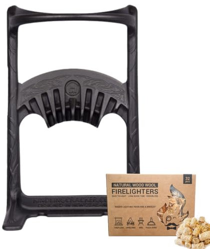 Kindling Cracker™ King Firewood Splitter With Natural Fire Lighters from Fandango Fire Tools®