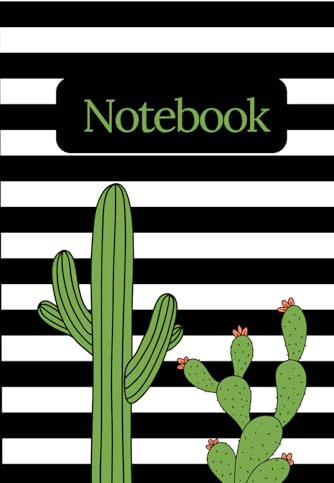 Cactus Notebook: Cute Cactus Journal for Writing, 120 Lined Pages