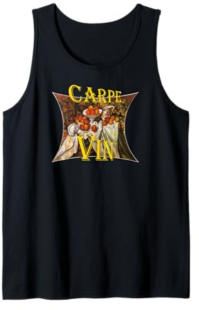 Carpe Vin Diem Vino Vino Rojo Blanco Seize Cabernet Sauvignon Camiseta sin Mangas