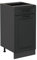 Vicco Mueble bajo de Cocina R-Line, Antracita casa de Campo, 40 cm sin encimera
