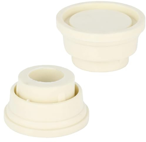 BOBOZHONG 2 Embouts en Caoutchouc pour Échelle de Piscine, Bouchons Anti-Dérapants, Blanc | Pare-Chocs Durable, Installation Facile | Accessoire Sécurité pour Échelles de Piscine Enterrées/Hors-Sol