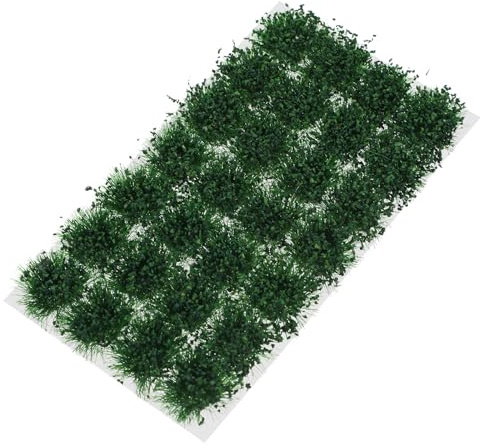 FdcZeyxior Modellbau Gras Grasbüschel Pflanzen Modell Miniatur Deko Modellbau Zubehör Gras Grasbüschel Modellbaus Grasmatte Model Grass für Miniatur Tabletop Spiele Modelleisenbahn Geländebau
