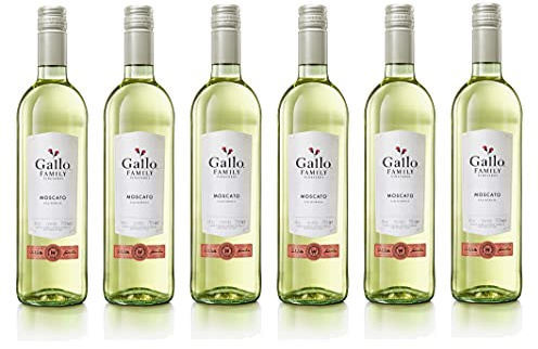 6x 0,75l - 2024er - E. & J. Gallo Family Vineyards - Moscato - California - USA - Weißwein süß