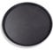 Schramm® Gastro Tablett 35x2cm rund schwarz mit Anti Rutsch Beschichtung hoher Rand Kellnertablett Kellner Gastro Tablett Tabletts Serviertablett Gläsertablett
