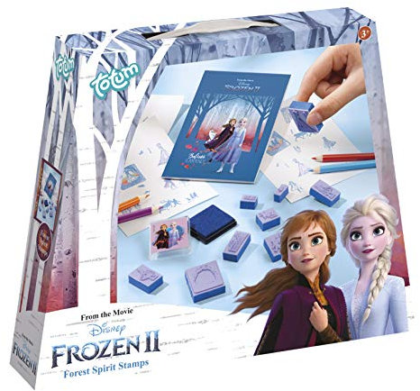 Totum- kit créatif-Reine des Neiges-stampset-Set de Tampons, 680678