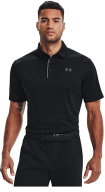 Under-Armour Men's Tech Golf Polo Shirt - Black