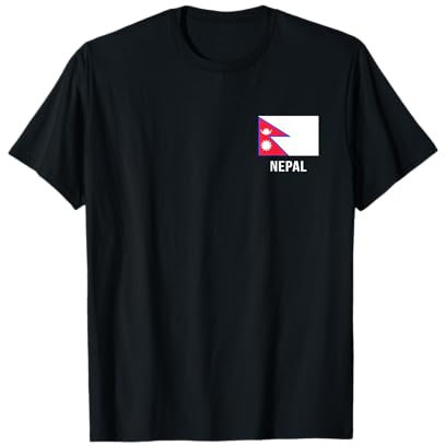 Nepal Nepalesische Flagge T-Shirt