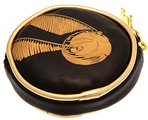 Groovy UK Harry Potter Porte-Monnaie Circulaire Vif d'or Noir/doré