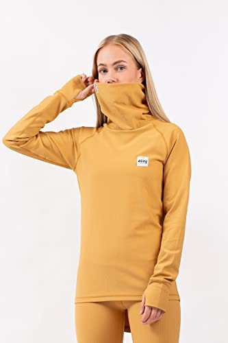 Eivy Damen Icecold Rib Top Yoga Shirt, Faded Amber, M EU