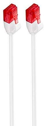 Ewent Cable de Red Slim U/UTP Cat 6 50cm Blanco