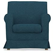 comfortly Sesselschonbezug, handgefertigt, kompatibel mit Jennylund-Sessel, nur Bezüge (strapazierfähig, blau)