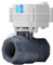 HSH-Flo PVC 2-Wege, 1/2 Zoll, 3/4 Zoll, 1-1/4 Zoll, 12 V/24 VAC/DC 110–230 V AC, Ein/Aus, automatische Rückkehrung, elektrische Positionsrückmeldung, motorisierter Kugelhahn (2,5 cm, 9–24 V AC/DC)