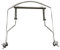 Mundharmonika Halshalter 10 Löcher Mundharmonika Ständer Harmonic Rack -Silber