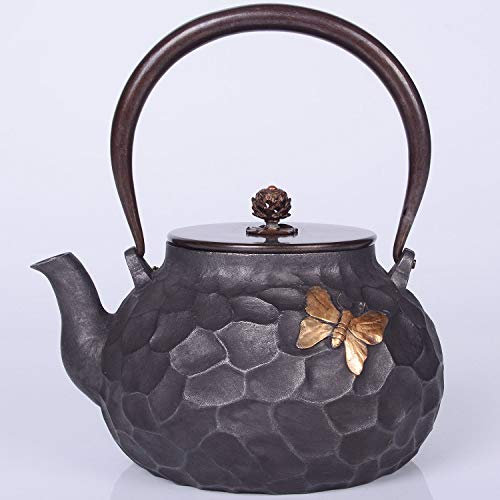 Teapot Tetsubin Tea Kettle Cast Iron Kettle Pot Uncoated Iron Tea Kettle Southern Japan 1200ML