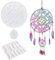 Woohome Traumfänger Harz Form DIY Windspiel Silikonform Epoxidharz Form für Anhänger, Dream Catcher Epoxidharz Formen mit Sprungringen, Schnur für Zuhause Fenster und Schlafzimmer