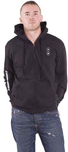 ATEEZ Kapuzenpullover Fellowship Tour Euro Nue offiziell Herren Schwarz Zipped XL