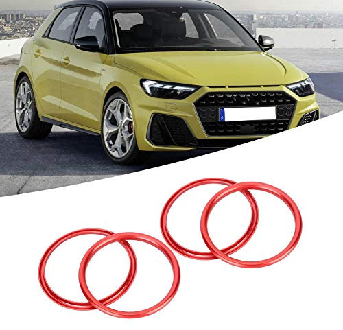 A1 Zubehör,A1 Vent Rings,A1 Lüftungsringe,A1 Autozubehör Lüftungsringe A3 Air Interior Mods Vauxhall Corsa Red Outlet Ring 2013 Upgrades Condition Cover 2017 Port Decoration Tt Pink Int
