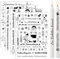 Hongma Weihnachten Kerzentatoo 4PCS Kerzen Tattoofolie Sprüche Weihnachts Kerzentattoos Glück Tattoo Folie Kerzentatoofolie Tatoo Kerzenfolien Tatoofolie Kerzenaufkleber Sticker