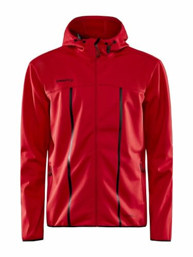 Craft Herren Adv Explore Winddichte, Wasserabweisende Softshelljacke Herren., 2 Seitentasche, 1 Innentasche., Übergangsjacke Herren Softshelljacke
