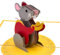 Cartes de vœux pop-up : cartes de vœux uniques 3D sur le thème de la souris pour Noël ou les anniversaires, parfaites pour les enfants et les adultes, avec des formes d'animaux impressionnantes