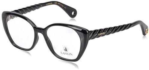 Lanvin Unisex LNV2624 Sunglasses, 001 Black, 52