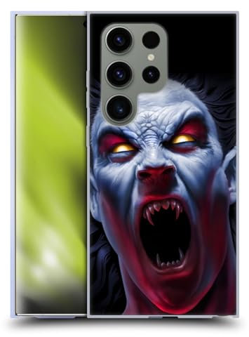 Head Case Designs Offizielle Tom Wood Das Erwachen des Vampir Horror Gelhülle [Militärischer Schutzgrad] Kompatibel Mit Samsung Galaxy S24 Ultra 5G Und Kompatibel Mit MagSafe